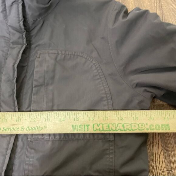 Lands’ End Womens Hooded Canvas Barn Chore Coat Parka Jacket Size Small - Picture 4 of 12